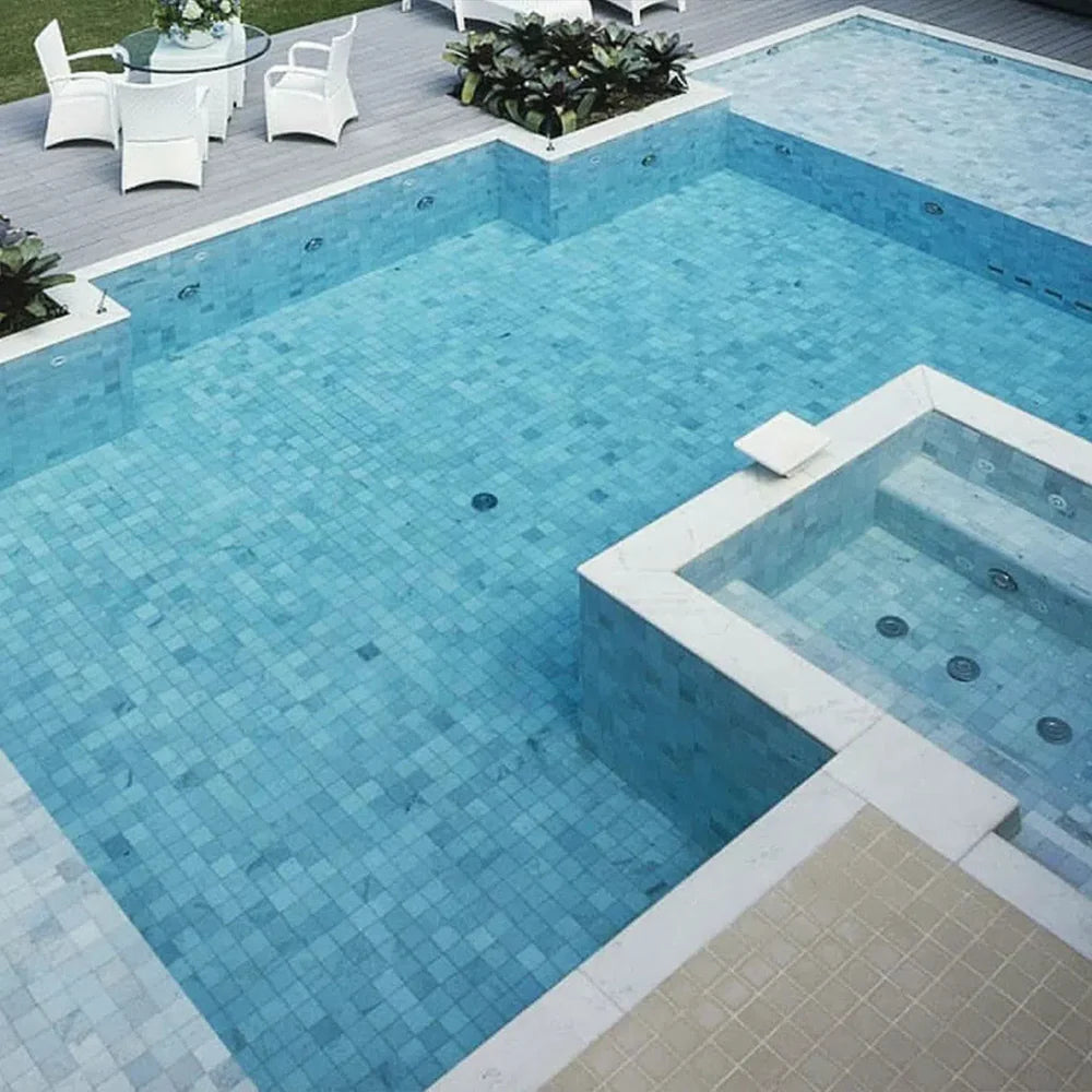 Pedra Água Marinha 20x20cm, caixa com 1,00m²