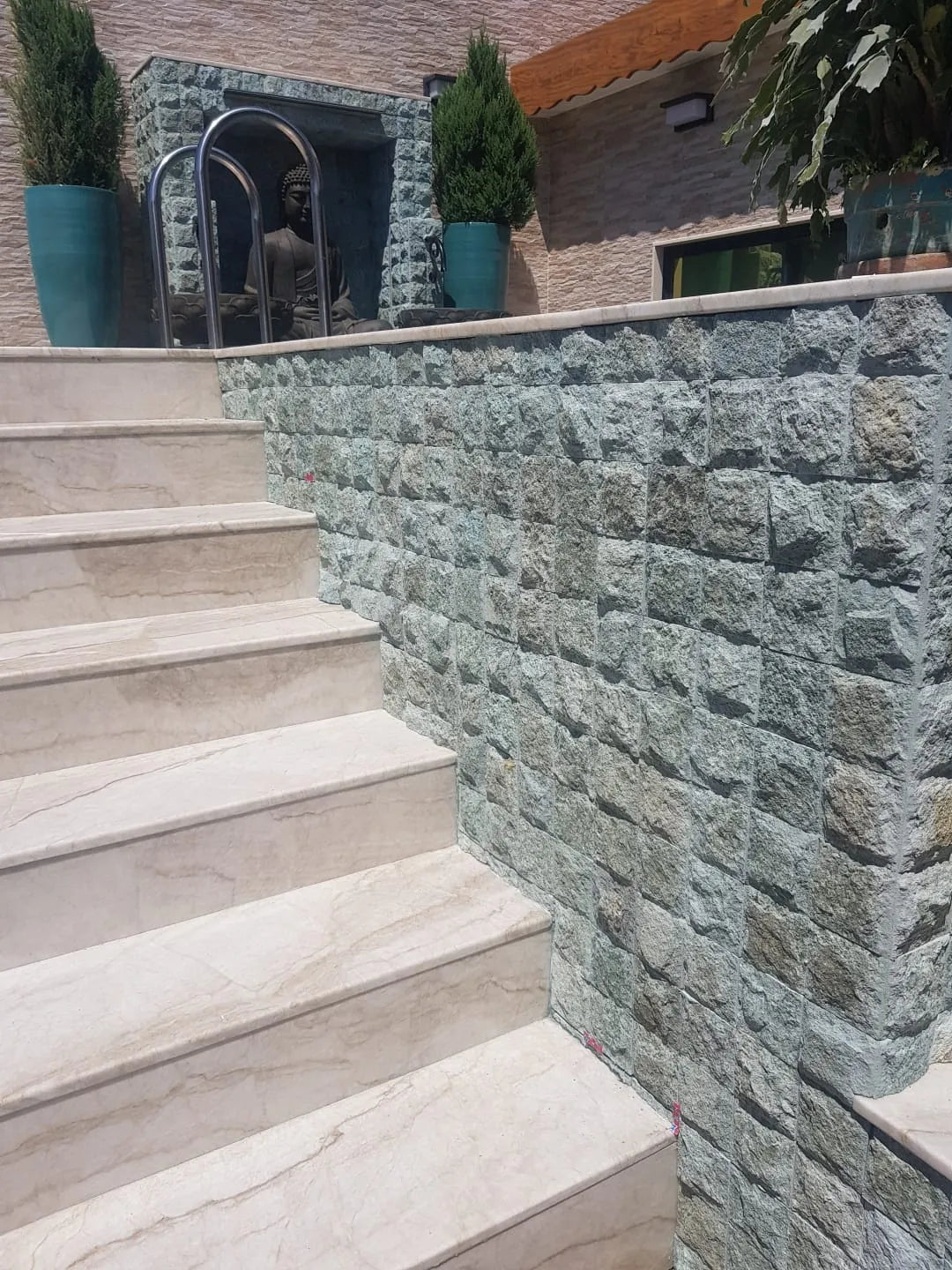 Pedra Hijau 10x10cm Natural Premium, caixa com 0,50 m²