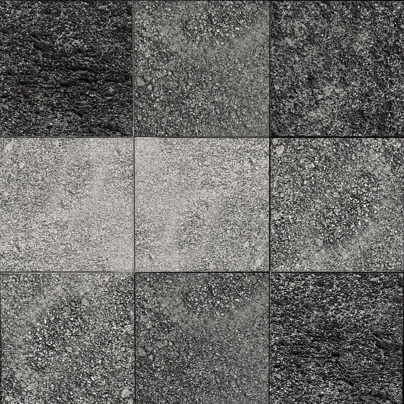 Pedra Hitam Lisa 20x20cm, caixa com 1,00m²