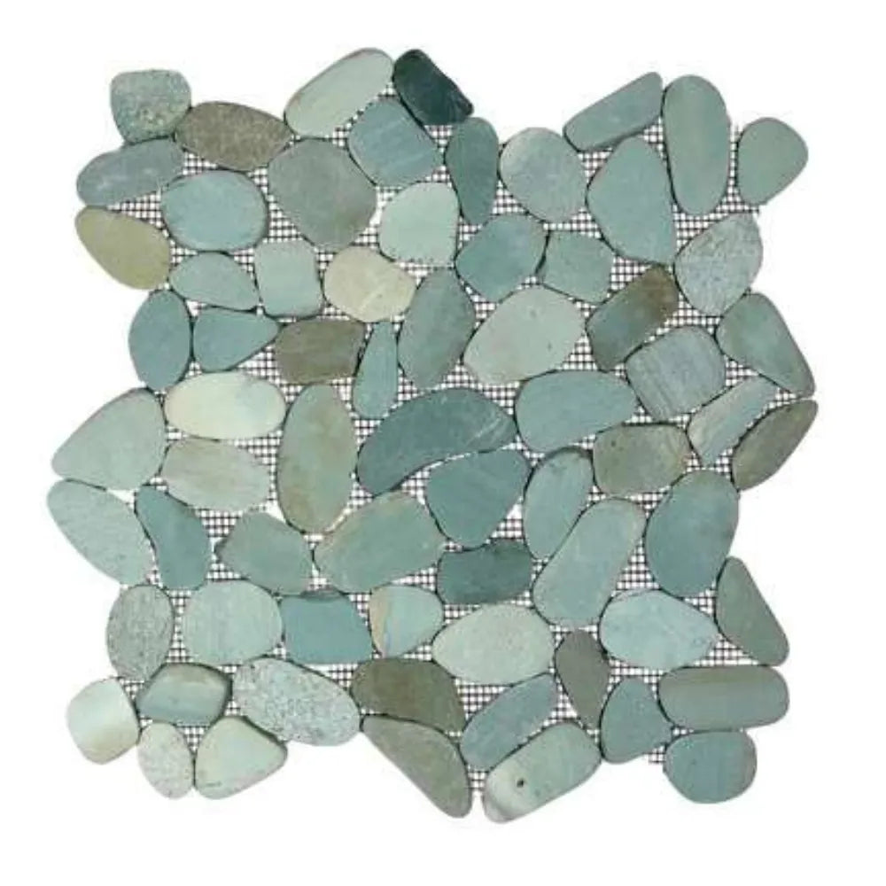 Placa Seixo Verde Sliced 30x30cm