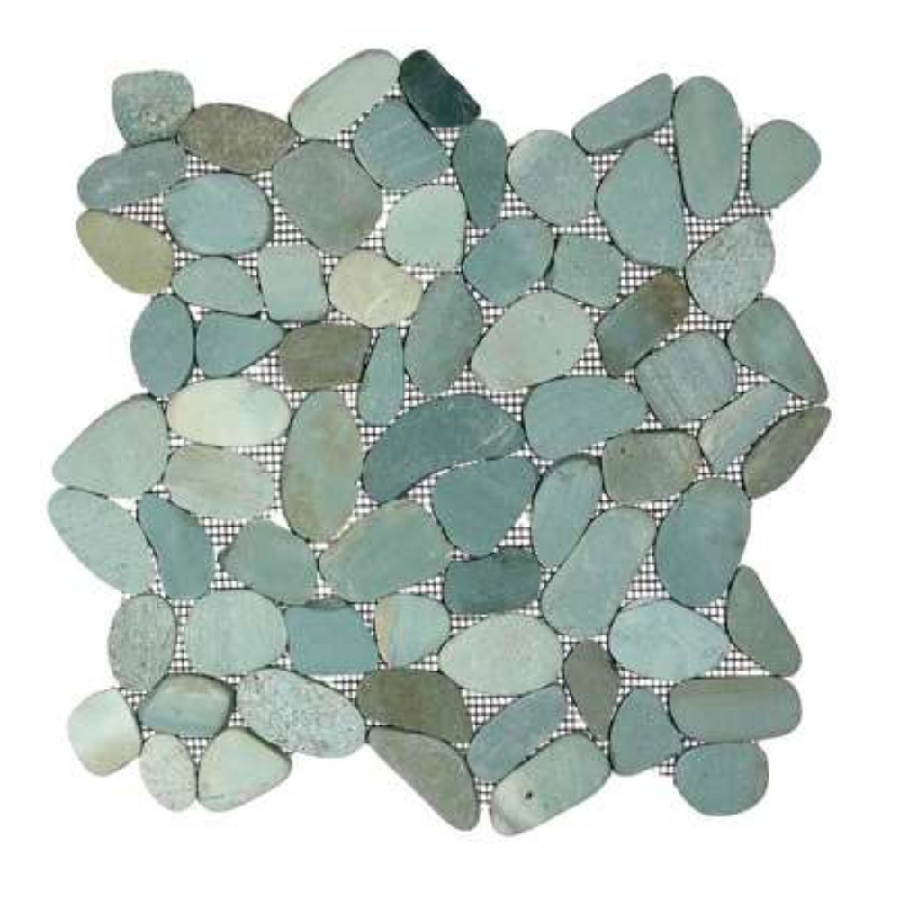 Placa Seixo Verde Sliced 30x30cm