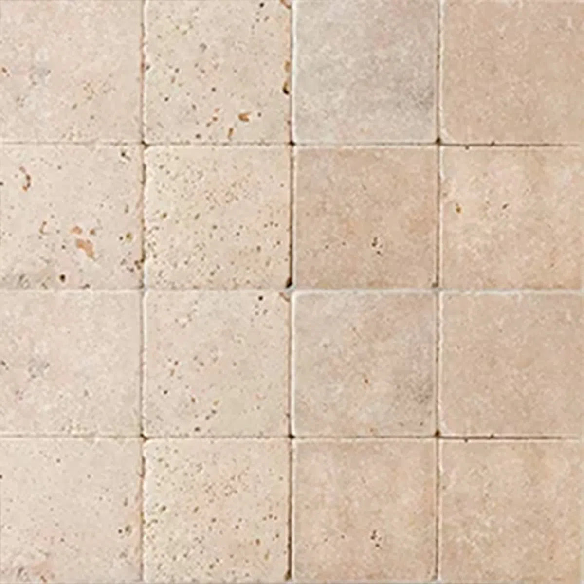 Travertino Anticato Light 10x10cm, caixa com 1,00m²-Revestimento-BAHALI
