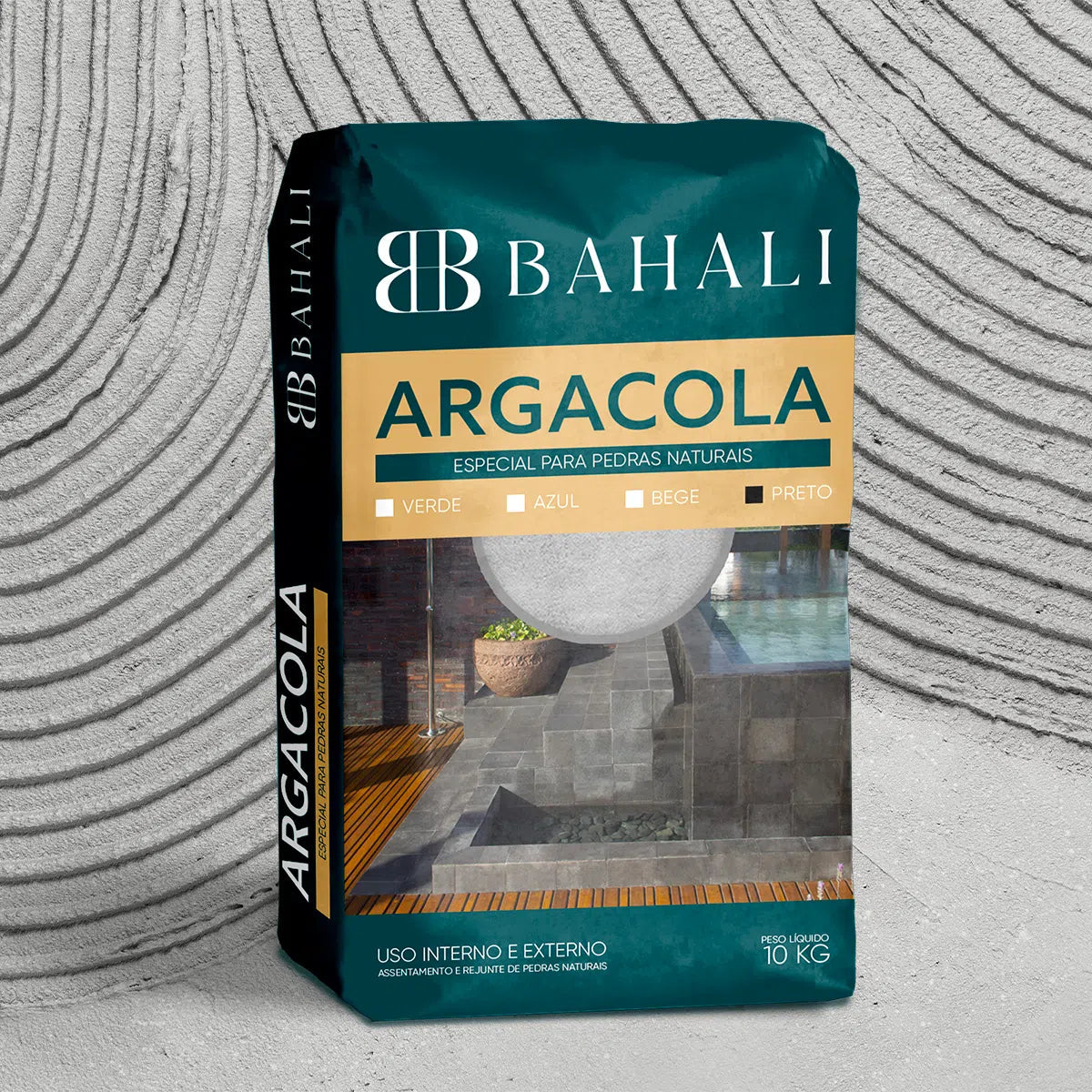 Argacola Ultrafléxivel Cinza p/ Hitam 10kg-Argacola-BAHALI
