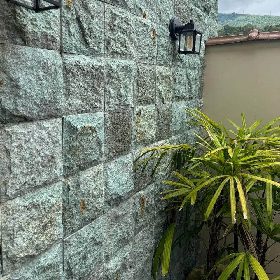 Pedra Hijau 10x10cm Natural Premium, caixa com 0,50 m²