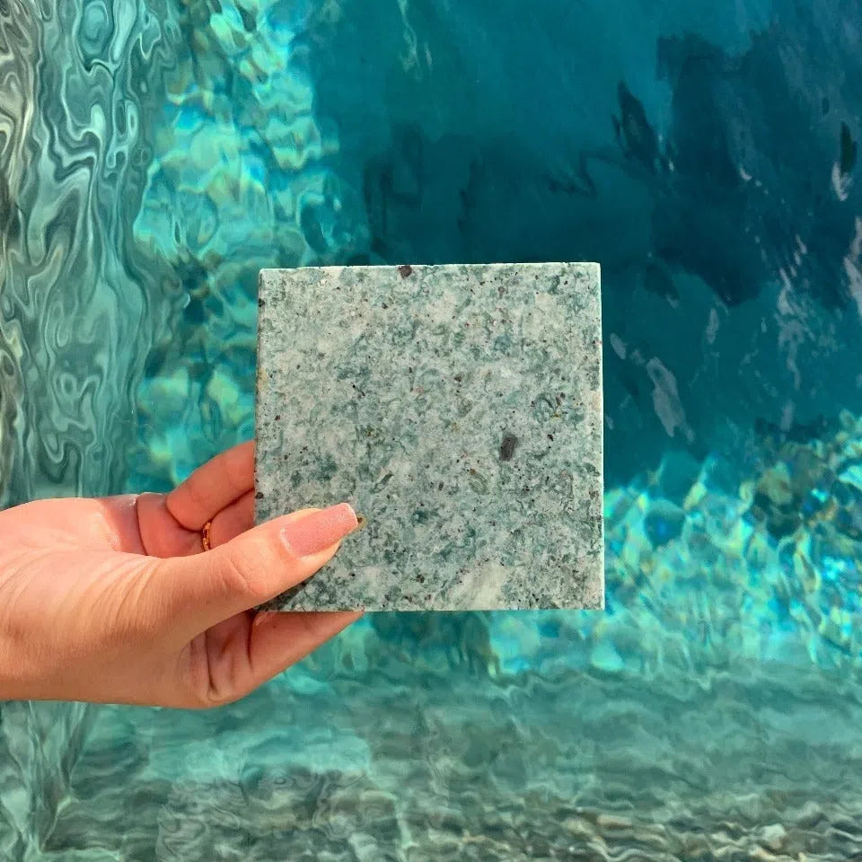 Pedra Hijau Premium 20x20cm Lisa, caixa com 1,00m²-Revestimento-BAHALI